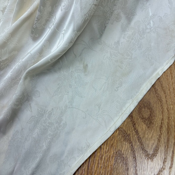 Reformation Allium Dress Ivory White Floral Backless Wedding Gown Bridal Size 10 - Picture 6 of 9